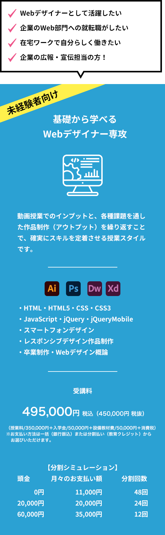 未経験者向け